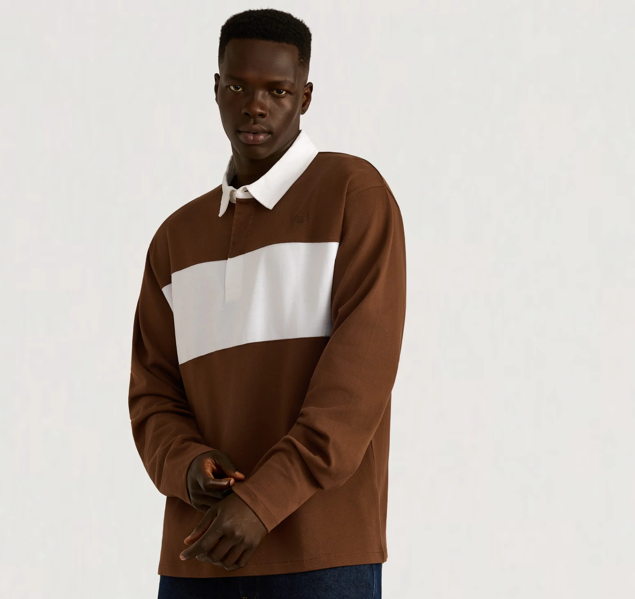Casual Sport Long Sleeve Polo - Image 2
