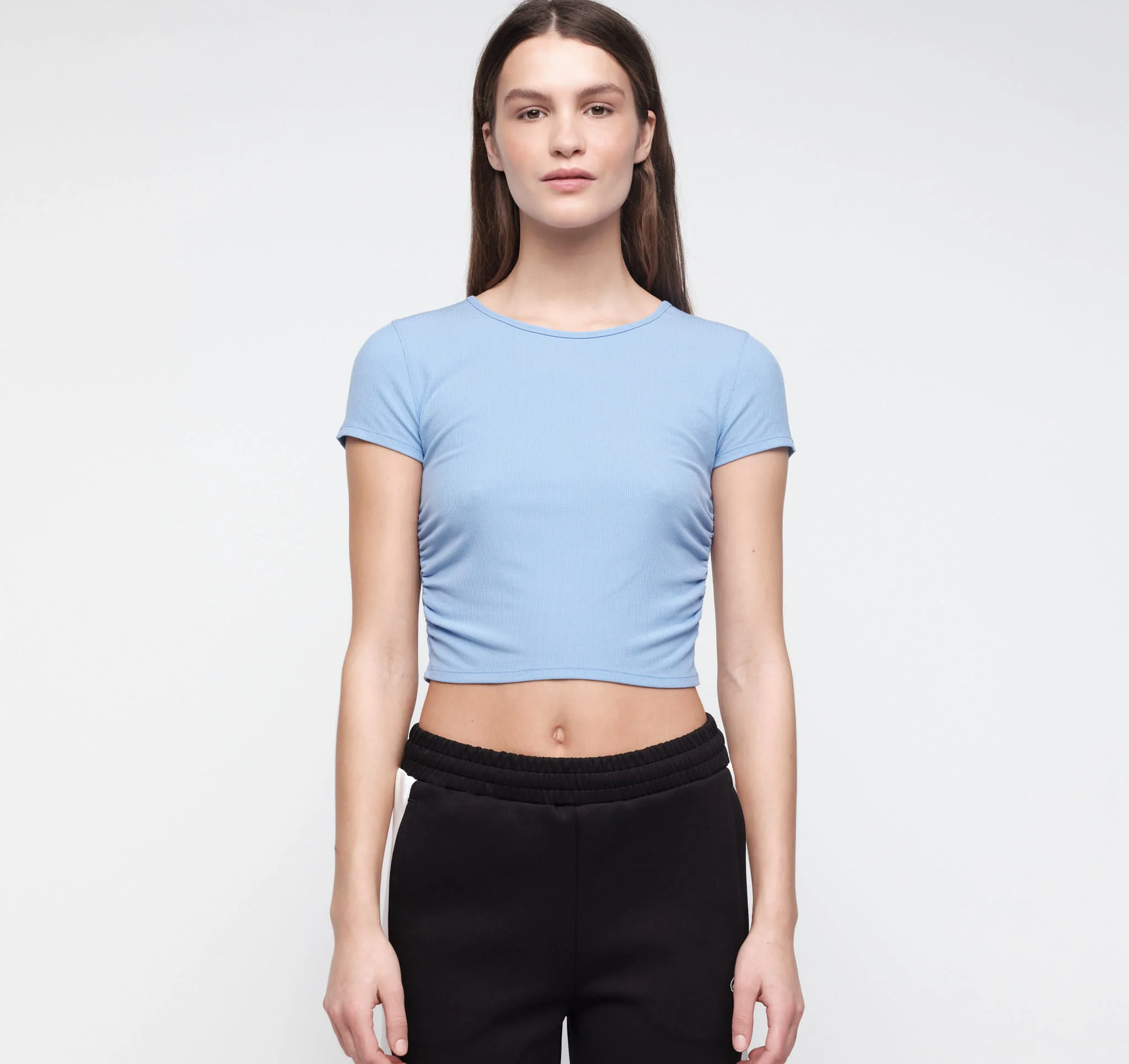 Active Rib Ruched Tee