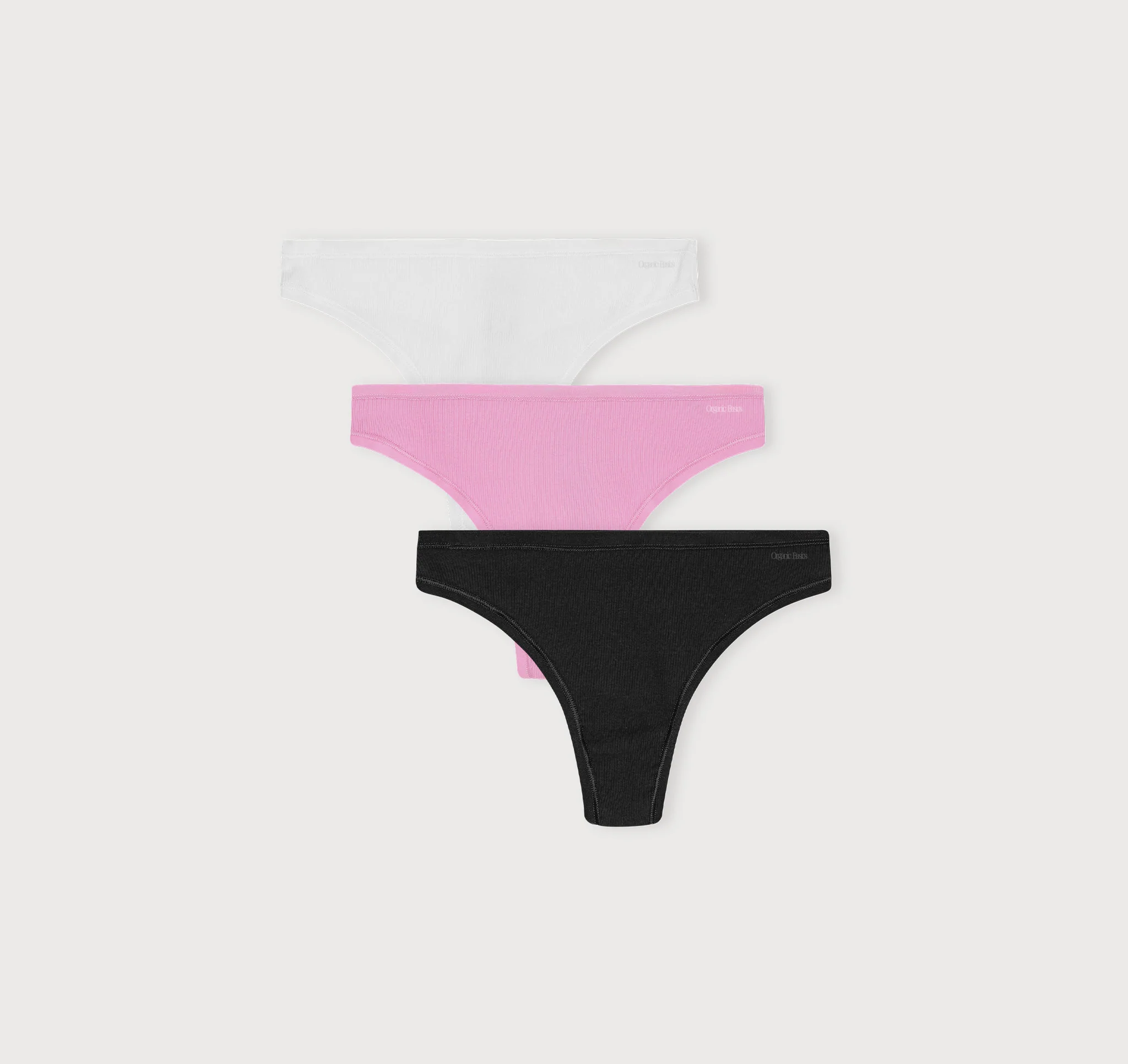 Core Rib Thong 3-Pack